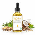 OilnGlow Leaves 9-in-1 Organic Hair Serum & Growth Oil with Peppermint & Rosemary – Scalp Support & Strengthening