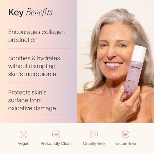 Solawave Refreshing Jelly Mist Toner 3.4oz with Gotu Kola & Pro Vitamin B5 - Portable Hydrating Skin Care