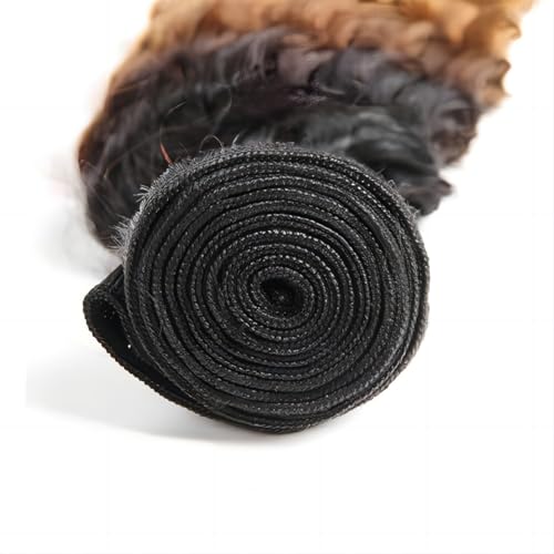 Deep Wave Human Hair Bundle 30 Inch - Omber 1B/4/30 Brazilian Virgin Hair