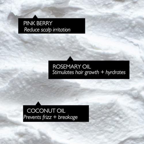 Gentle Hair Shampoo with Rosemary Oil & Pink Berry - 150ml Natural Vegan