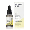 BOOST LAB Vitamin C Brightening Serum for Men & Women Radiant Skin & Face? Evens Skin Tone, Clear Dark Facial Spots- Simple, Pure & Potent- Paraben, Sulphate, Fragrance & Cruelty Free- 30 ml (1 fl oz)