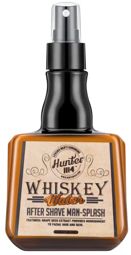Whiskey Water After Shave Spray for Men - Soothing, Toning & Redness Relief 10.1 oz