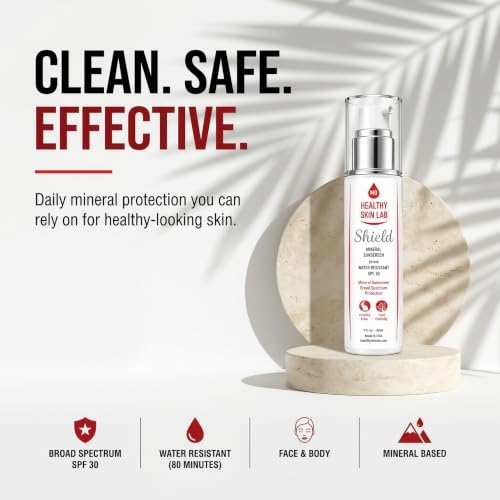 Mineral Sunscreen SPF 30 Face & Body Moisturizer - Reef Safe, Non-Chemical, Hydrating