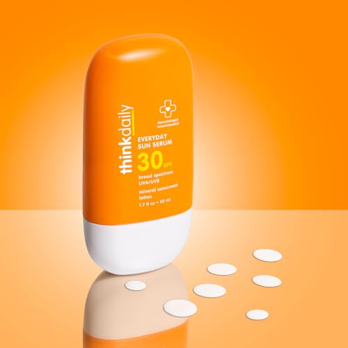 Mineral Sunscreen Serum SPF 30 Face Sunscreen with Zinc Oxide, Vegan & Reef-Friendly