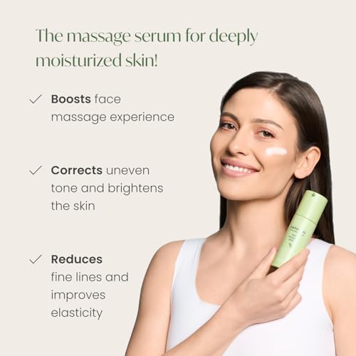 PLANTIFIQUE Korean Jojoba Oil & Hyaluronic Acid Face Massage Serum ? Hydrating Anti-Aging Collagen & Niacinamide Formula ? Perfect for Gua Sha Facial Massage ? Gift for Men & Women