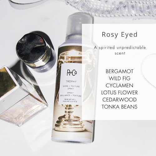 R+Co TROPHY Shine + Texture Spray ? Hair Texturizing & Shine Spray, Adds Volume & Manageability, All Hair Types