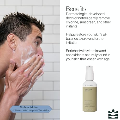 Gentle Facial Cleanser for Athletes - Hydrating Face Wash for Post-Workout Skin