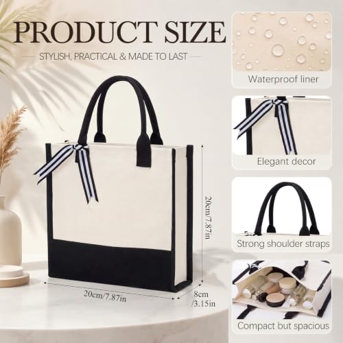 Sweetude Canvas Tote Bag Bulk Sublimation Totes 20x15.75x11.8 Inches