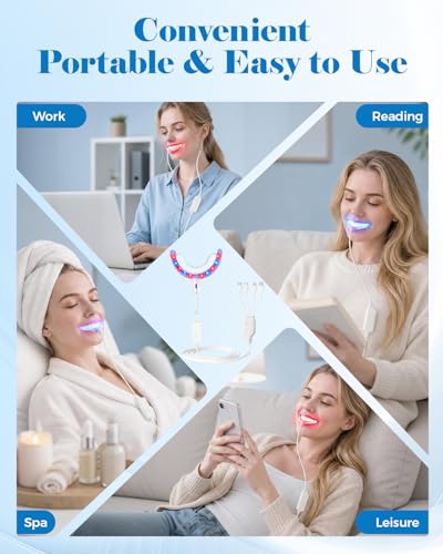 Red & Blue Light Therapy Device for Gums, & Oral Care