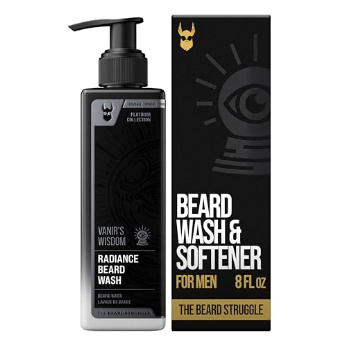 The Beard Struggle Vanir's Wisdom Radiance Beard Wash – Platinum Collection, 8 fl oz