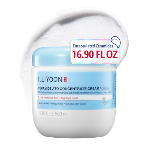 Illiyoon Ceramide Ato Concentrate Nourishing Cream 16.9oz - Sensitive Hydration & Deep Moisturizing