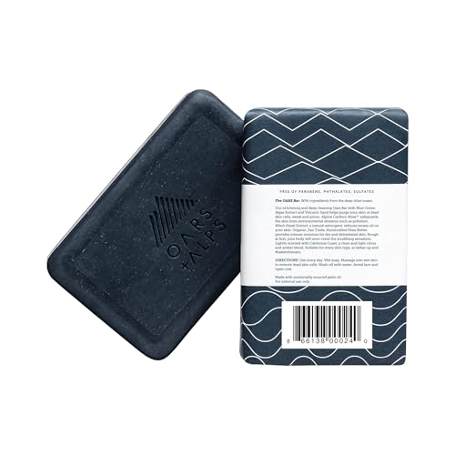 Men's Exfoliating & Moisturizing Bar Soap Set - Blue Charcoal & Shea Butter, 6oz, 3 Pack
