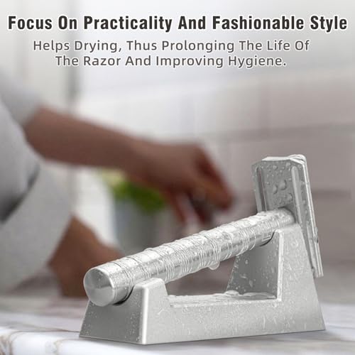 Solid Aluminum Alloy Razor Stand - for Henson AL13 / AL13-M / Ti22 - 100g Weight - Ensuring Stability, Minimizing Movement - Excluding Razors