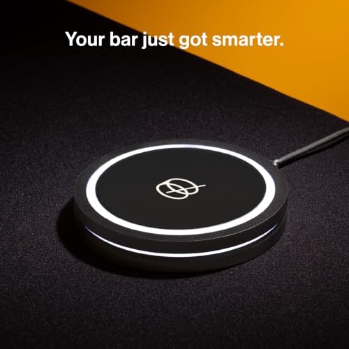 Barsys Smart Coaster 2.0 Matte Black Portable Cocktail Maker & Drink Mixer