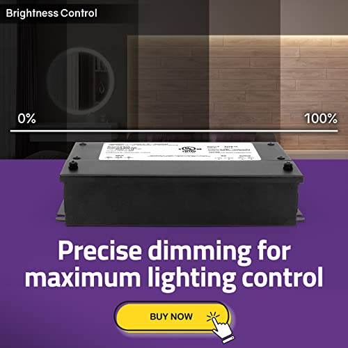 Dimmable LED Driver 24V 96W - Smooth Flicker-Free Lighting - Compatible with Lutron & Leviton Switches