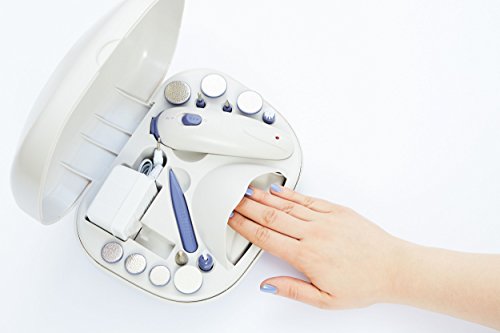 Professional Manicure Pedicure System with Nail Dryer & Storage Case
