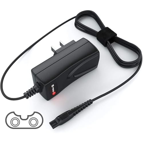 HQ8505 Norelco Charger Cord for Philips Norelco 9000 7000 6000 5000 3000 Series MG3750 MG5750 8240XL 2100 3100 4100 5100 7100 Shaver Razor Aquatec Multigroom Beard Trimmer Extra Long Charging Cord