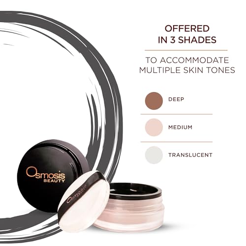 Osmosis Voila Finishing Loose Setting Powder Makeup, Oil Absorption Balanced with Hydration, Flawless Blurring Powder For All Skin Types