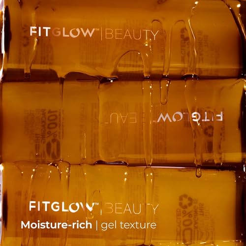 FITGLOW Beauty Cloud Body Wash | Barrier-Protecting Hydrating Gel Cleanser with Ceramides + Cloudberry | Multi-Use for Body, Face & Hair | Gentle, Non-Stripping | 500ml / 16oz