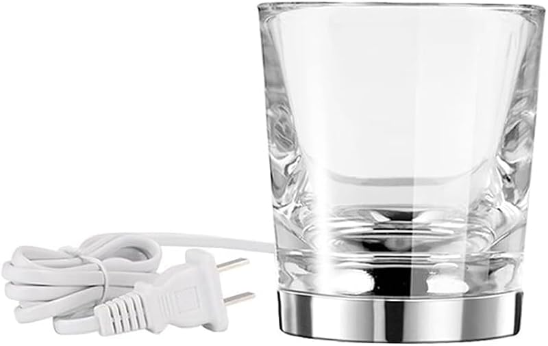 Electric Toothbrush Charger Base Glass Cup Replacement - Silver