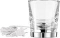 Electric Toothbrush Charger Base Glass Cup Replacement - Silver