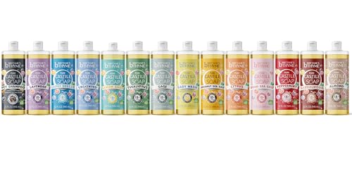 Brittanie’s Pure Castile Liquid Soap Refill with Dead Sea Salt - 32 oz, Pack of 2 - Variation of Dead Sea Salt / 64 Fl Oz