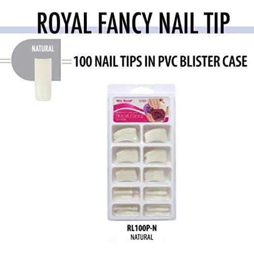 Mia Secret - Royal Fancy 100 Nail Tips (Natural)
