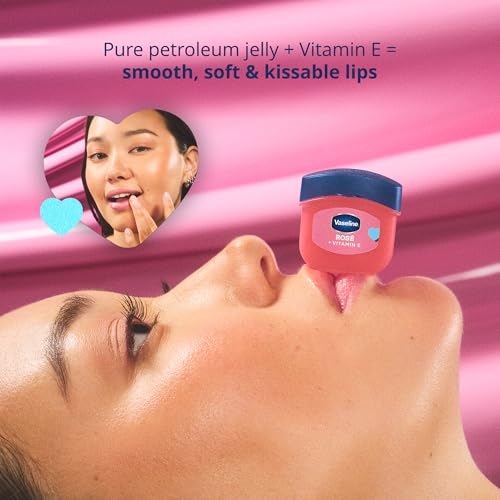 Lip Balm Set with Vitamin E - Wild Berry & Rosé Scented, Lightly Tinted, 2-Pack