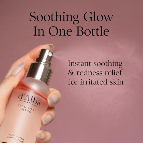 Hydrating Facial Mist with Trufferol & Red Flower for Sensitive Skin - Vegan, Calming, 3.38 fl oz