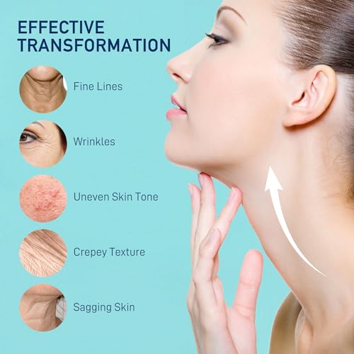 Retinol Neck Firming Cream: Advanced Face Tightening and Lifting Cream with Hyaluronic Acid, Collagen and Vitamin - Tightening Wrinkles, Firming Sagging Skin on Face, Neck, D?collet? - 2.7 Oz