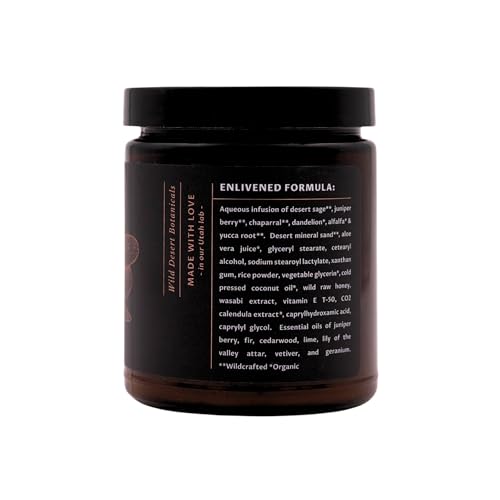 Sand Red Mineral Polish for Body & Face - Deep Exfoliator Scrub with Desert Mineral Sand - Natural Ingredients - Skincare for Women and Men (9 oz)