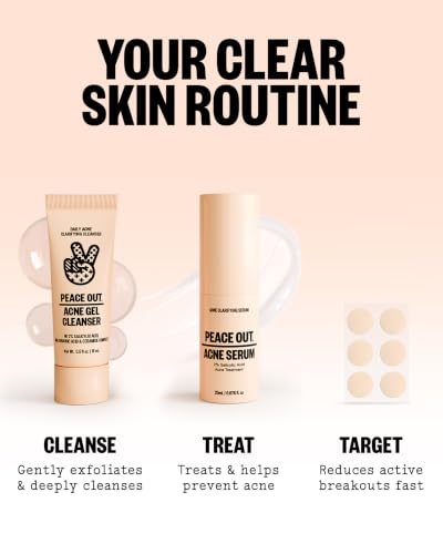 Acne Care Kit with Salicylic Acid Clear Skin Routine - 3 Pieces