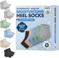 Dr. Frederick's Moisturizing Gel Heel Socks Variety Pack - 6 Pairs for Dry & Cracked Feet
