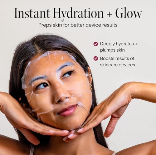 Hydrating Sheet Mask 5 Pack with Niacinamide & Hyaluronic Acid - Solawave