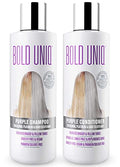 Purple Shampoo & Conditioner Duo for Blonde Hair - Brass Banishing, Sulfate-Free, Vegan