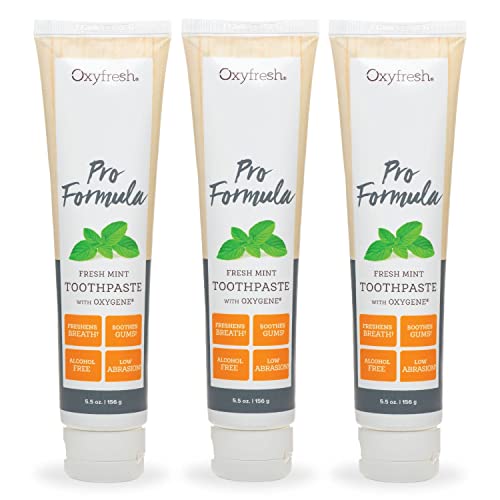 Pro Formula Fresh Mint Toothpaste for Sensitive Teeth - 5.5oz Pack of 3 No Fluoride
