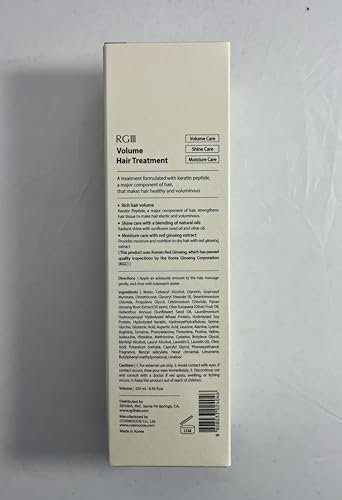 RGIII Volume Hair Treatment with Keratin & Natural Oils - 8.45 fl oz