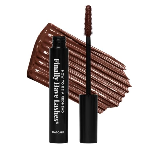 Redhead-Friendly Brown Lash-Enhancing Mascara - Flake-Free, Sensitive Formula