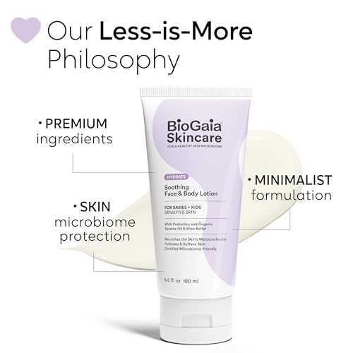 Baby & Kids Microbiome-Friendly Face & Body Lotion with Organic Oils