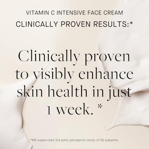 15% Stabilized Vitamin C Face Cream - Hydrating & Brightening, 1 Fl Oz