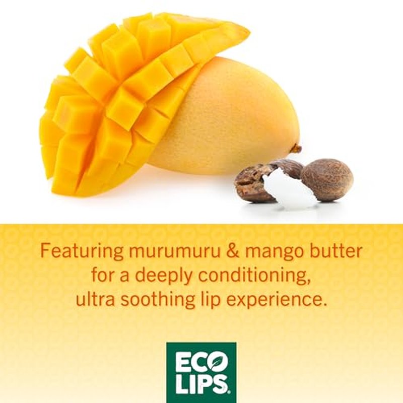 Eco Lips Conditioning Lip Soother Lip Balm ? Natural & Moisturizing Lip Care with Shea & Murumuru Butter, Clean Beauty, Daily Hydration & Protection for Chapped Lips, Variety 3-pack 0.15 oz.