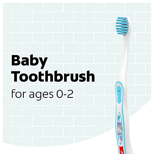 Baby & Toddler Soft Infant Toothbrush Pack of 12 - Ages 0-2, Extra Gentle