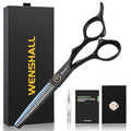Wenshall 6 Inch Black Hair Thinning Scissors for Salon & Home