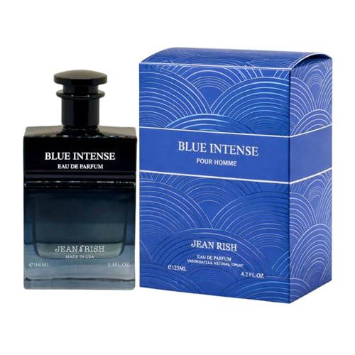 Jean Rish Blue Intense Eau de Parfum for Men 100ml - Woody Fragrance