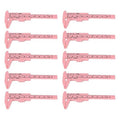10pcs/box Tattoo Real Operation Practice Embroidery Silicone Tattoo Training Supplies Eyebrow Protect Transfer Eyebrow Skin Sticker (10pcs/bag)