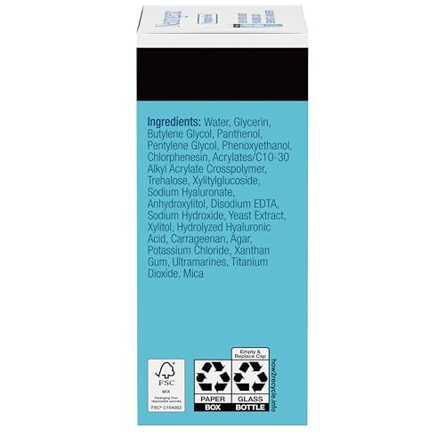 Neutrogena Hydro Boost Hyaluronic Acid Serum for Face & Neck, Lightweight Daily Hydrating Serum with Hyaluronic Acid for Dry Skin, Oil-Free, Non-Comedogenic, Fragrance-Free, 1 fl. oz