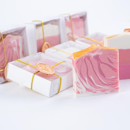Natural Handcrafted Artisan Soap Bars with Organic Oils & Shea Butter, Deeply Moisturizing for Dry & Sensitive Skin on Full Body, Hands & Face