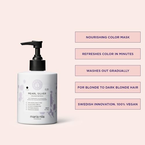 Maria Nila Color Refresh Pearl Silver Hair Mask - 10.1 Fl Oz