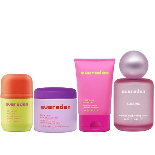 Teen Skincare Set - Gentle Face Wash, Toner Pads & Moisturizer for Teens & Tweens