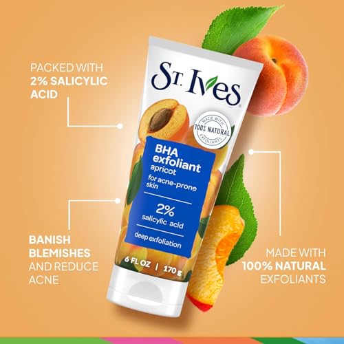 St. Ives Acne Control, Apricot Scrub 6 oz (Pack of 7)